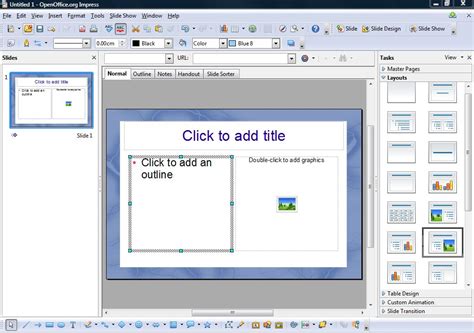How to create OpenOffice presentation in Windows, Linux, Mac OS X