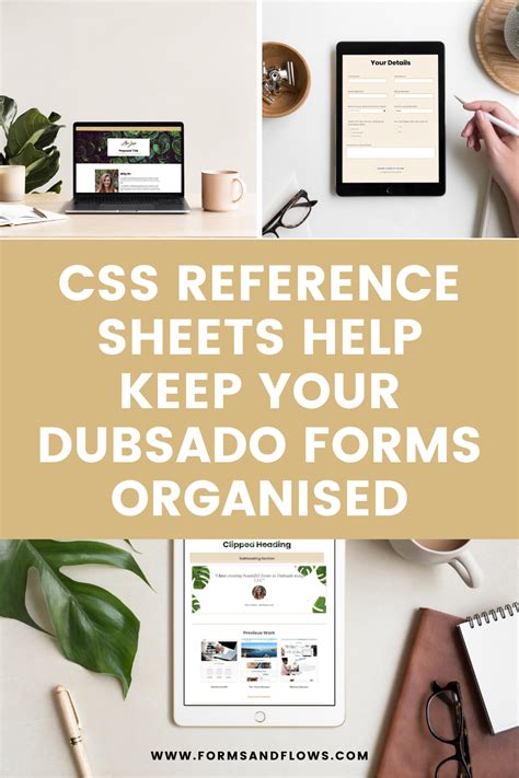 How to create a CSS reference sheet for your Dubsado Forms Creating a