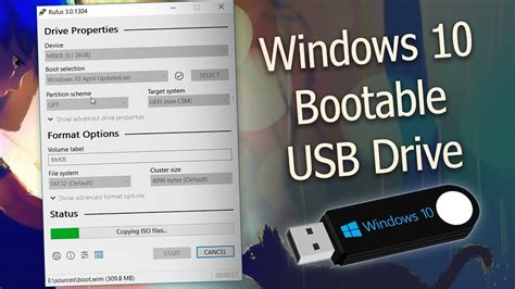 How to create a bootable windows 7 usb from windows 10