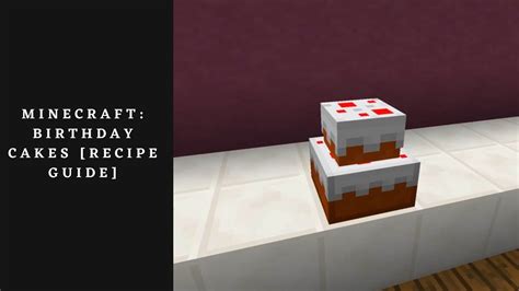 How to create a cake in minecraft
