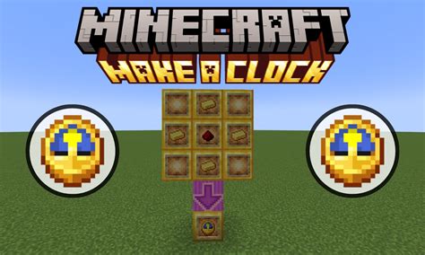 How to create a clock in minecraft