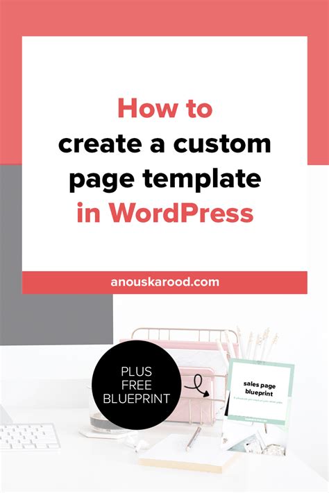 How to create a custom page template in WordPress Anouska Rood