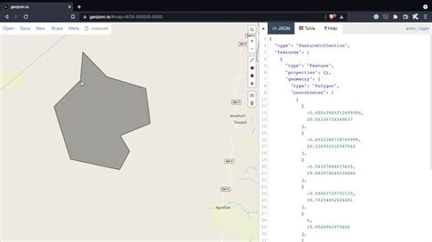 How to create a dataset using a GeoJson package