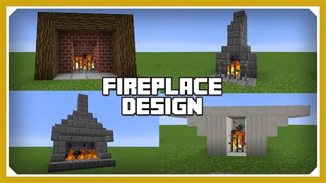 How to create a fireplace in minecraft