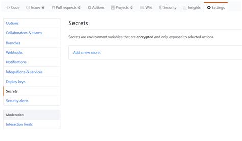 How to create a github secret.  You can also set secrets Learn how to create GitHub secrets...