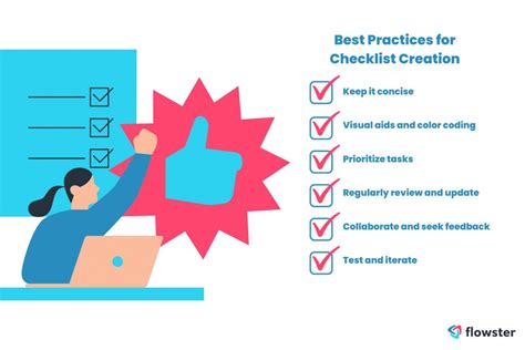 How to create a good checklist