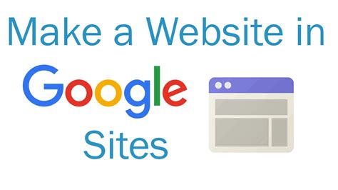 How to create a google site. 
