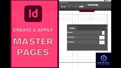 How to create a master in indesign