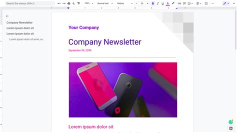 How to create a newsletter in Google Docs G Workspace Tips