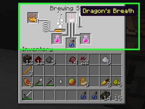 How to create a potion in minecraft
