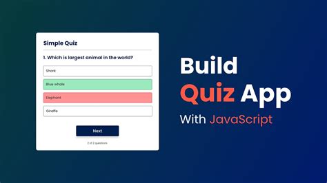 How to create a quiz in javascript