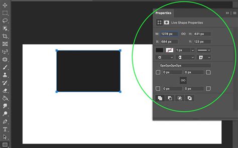 How to create a rectangle in photoshop