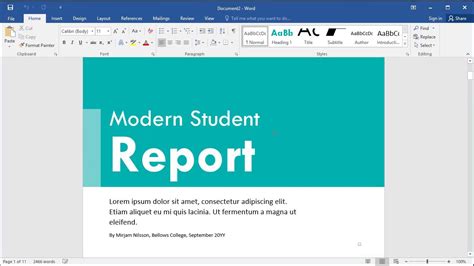 How to create a report generator in word - Stack Overflow