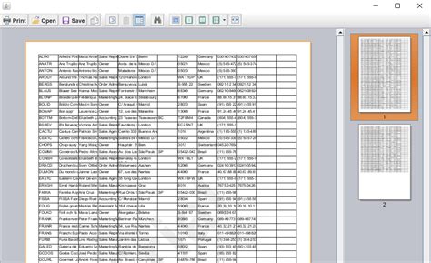 How to create a report in database