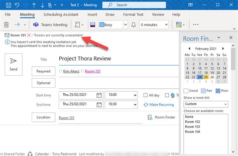 In this short video, we will show you how to add a meeting room to an outlook calendar invite!. 