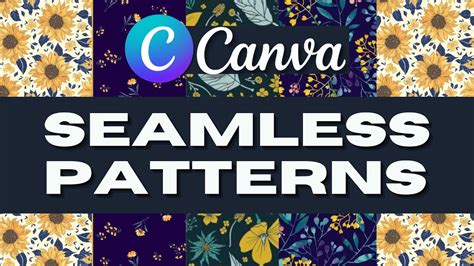 How to create a seamless pattern in YouTube