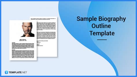 How to create a textual biography sample