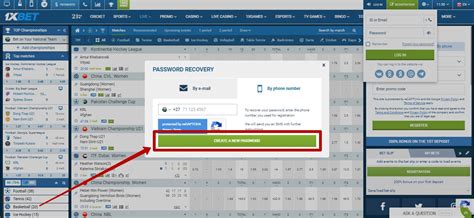 How to create account in 1xbet