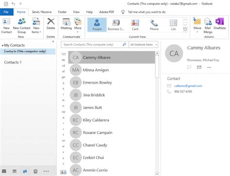 How to create address groups in outlook