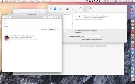 How to create an HTML signature for Apple Mail Cult of Mac