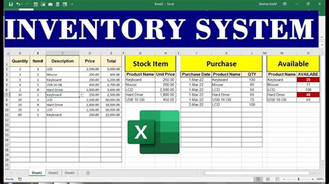 How to create an inventory system in excel.  8.  Learn at your own pace ...