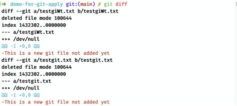 How to create and apply a Git patch file with git diff and git apply