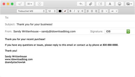 How to create and reuse email templates on Mac