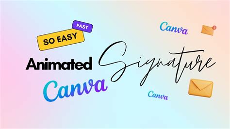 How to create animated email signature.  Super easy using #Canva.  Tune speed, legibility & ...