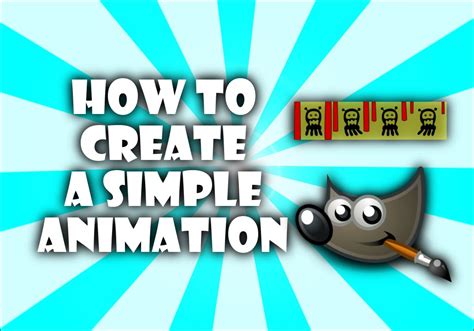 How to create animation in gimp