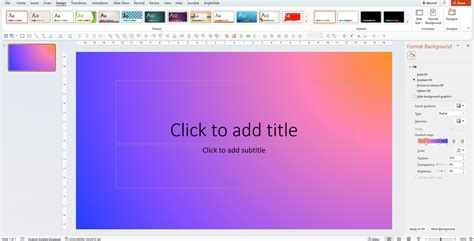 How to create background graphics in powerpoint