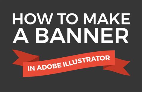 How to create banner in illustrator