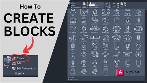 How to create block in autocad.  This tutorial demonstrates HOW-TO create a block from a previou...