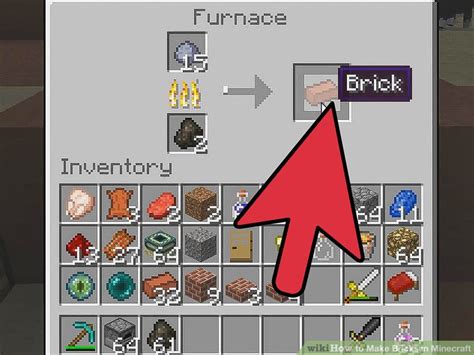 How to create bricks in minecraft