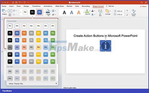 How to create buttons in powerpoint