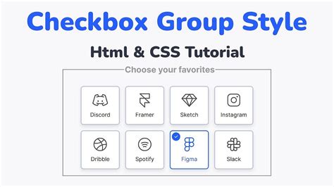 How to create checkbox group in html