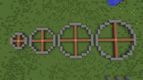 How to create circles in minecraft Artofit