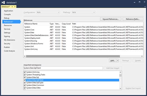 How to create database in visual basic