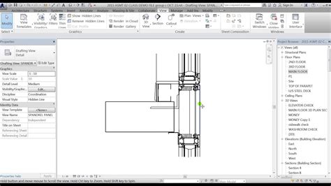 How to create detail view in revit