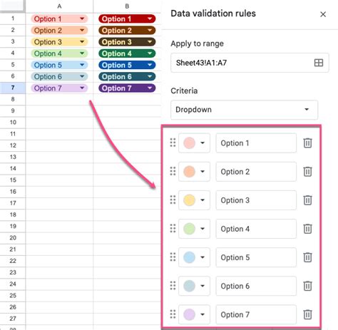 How to create drop down list in google sheets blastklo
