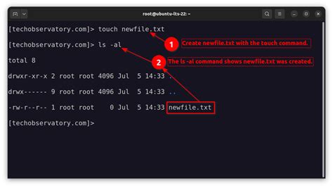 How to create file in linux command