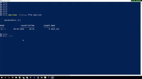 How to create file in powershell