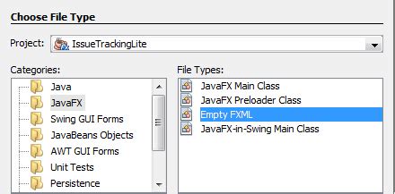 How to create fxml file in netbeans.  but in netbeans if we open an empty fxml file it i...
