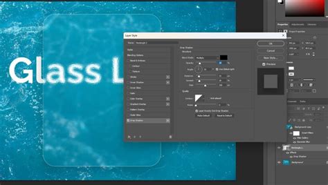 How to create glass in photoshop
