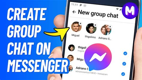 How to create group in messenger