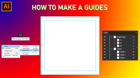 How to create guidelines in illustrator. May 23, 2023 · When you release the mouse, while the grid is still selected, turn the grid into guides under View > Guides > Make Guides. Be sure to lock guides under the View menu to avoid accidentally moving them. Also you can create an object, than make the grid with Object > Path > Split into Grid command. 