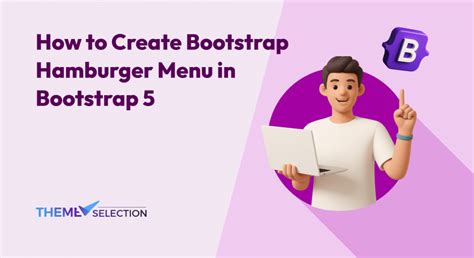 How to create hamburger menu in bootstrap