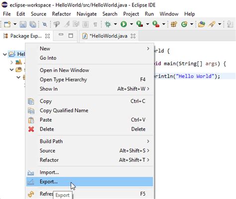 How to create jar file in eclipse