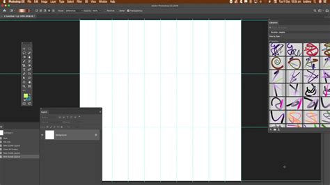 How to create layout in photoshop