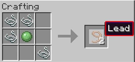 How to create leash in minecraft