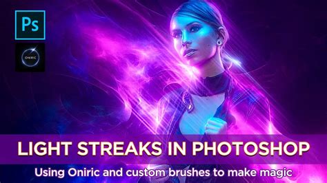 How to create light streaks in photoshop